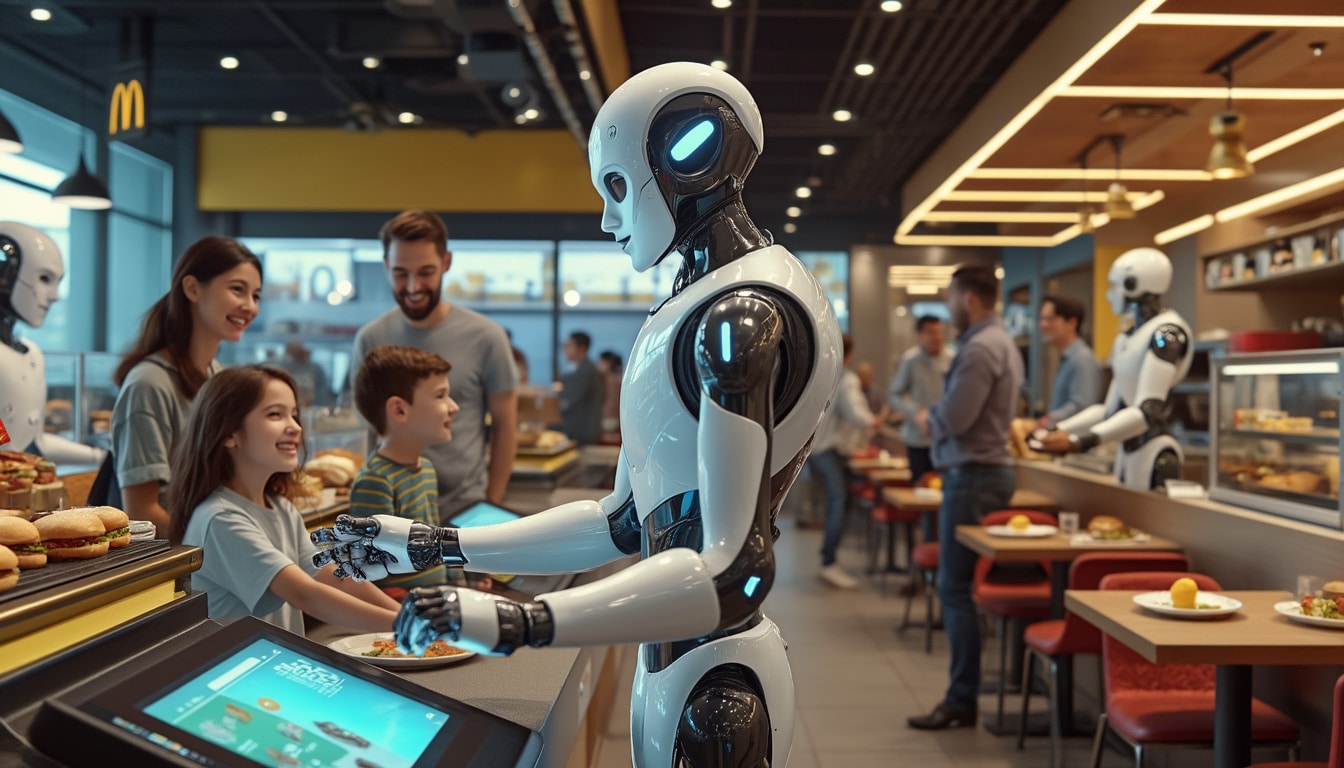 descubre cómo mcdonald's está a punto de revolucionar la atención al cliente con la llegada de robots inteligentes. prepárate para una experiencia innovadora y personalizada que cambiará la forma en que disfrutas de tu comida favorita.