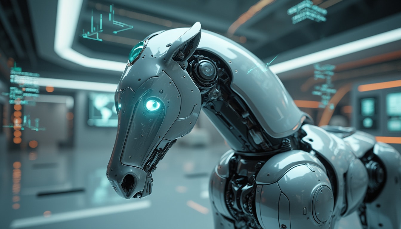 descubre el innovador robot caballo de kawasaki, una maravilla de la tecnología que parece sacada de una película de ciencia ficción. con su diseño futurista y capacidades sorprendentes, este robot redefine el concepto de la robótica y la movilidad. ¡no te pierdas esta revolución tecnológica!