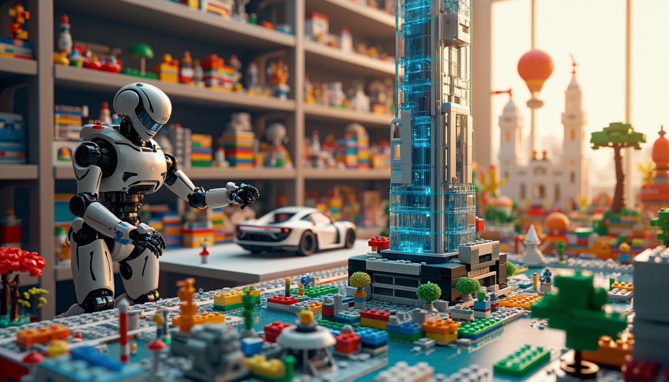 descubre cómo una inteligencia artificial puede darle vida a tus ideas transformándolas en impresionantes construcciones de lego. ¡deja que tu creatividad brille y sorpréndete con la magia de la tecnología!